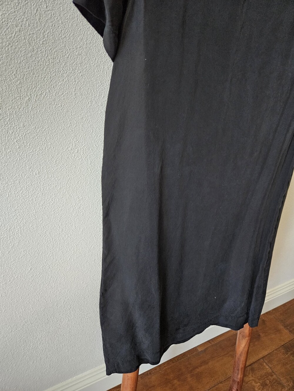 J. Crew Cupro T-shirt Black dress - Picture 12 of 14